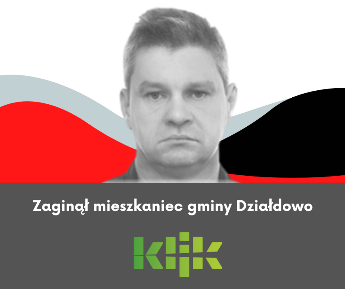 Zaginął mieszkaniec gminy Działdowo