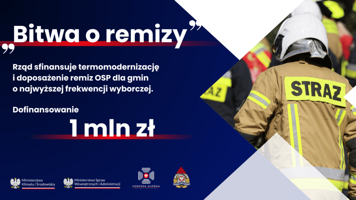 Zaproszenie dla gmin do udziału w „Bitwie o remizy”