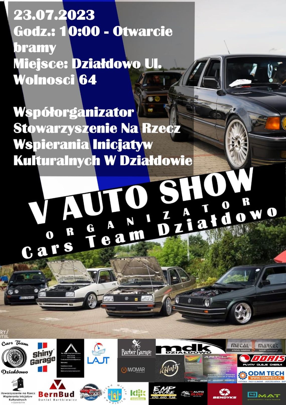 Zaproszenie na Auto Show w Działdowie