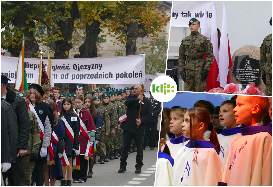 [ZDJĘCIA] "Wolność kocham i szanuję". Niepodległa w Biskupcu!