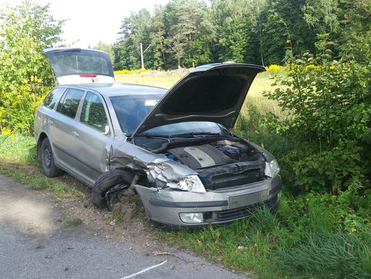 Wypadek na trasie Nikielkowo-Łęgajny