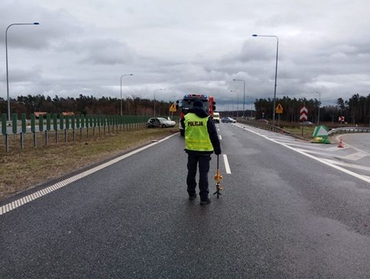 Wypadek na S7 koło Ostródy