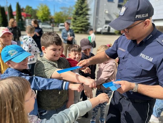 Uczniowie z wizytą u ostródzkich policjantów